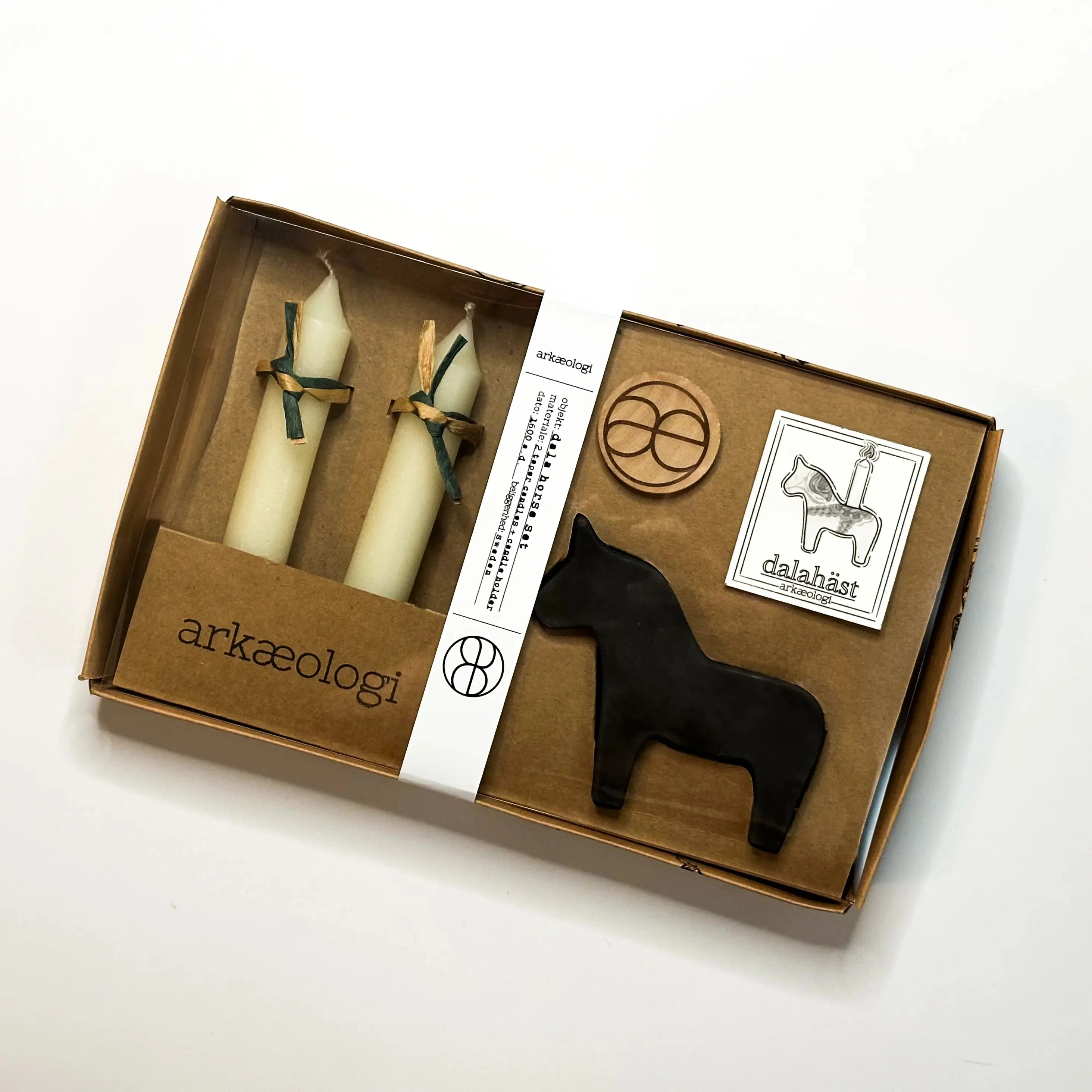 Dala Horse Candleholder Gift Set - Image 2