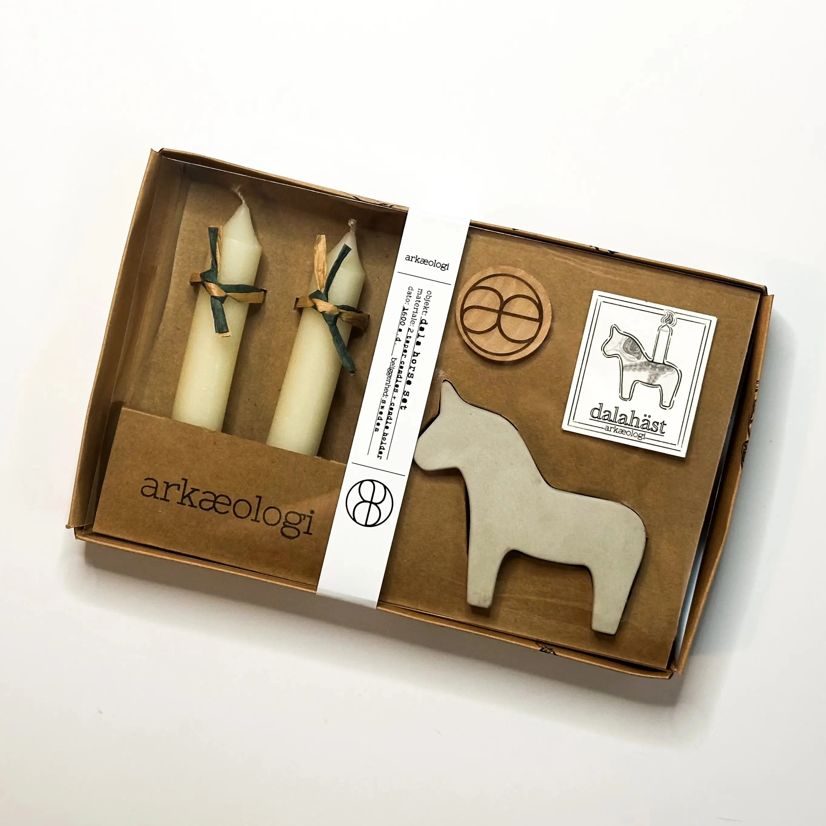 Dala Horse Candleholder Gift Set - Image 3