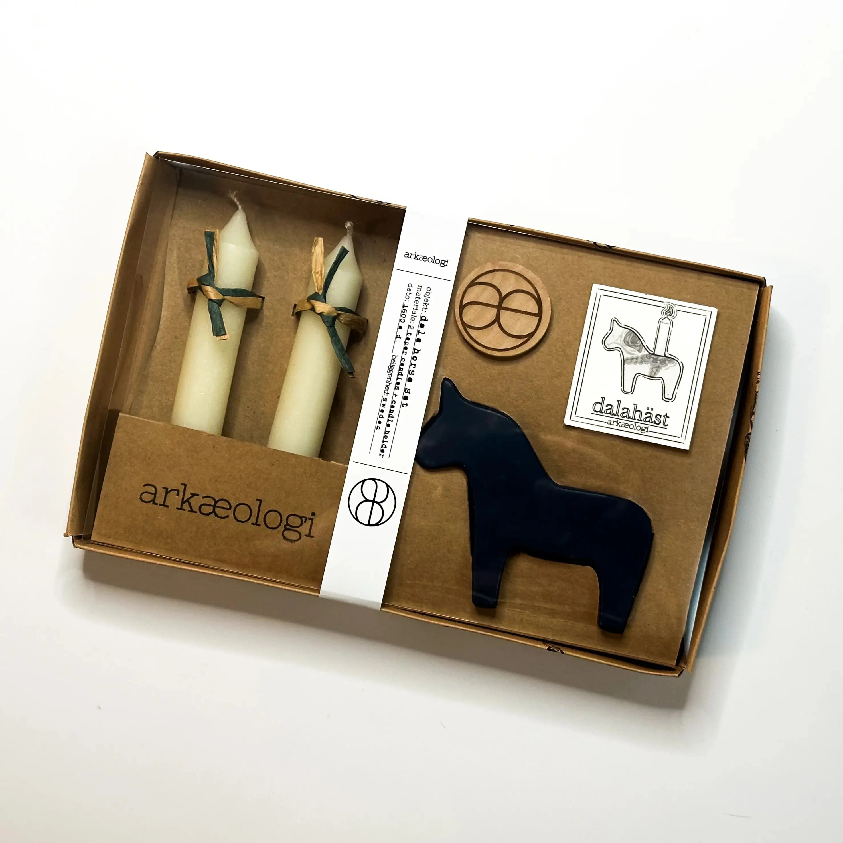 Dala Horse Candleholder Gift Set - Image 4