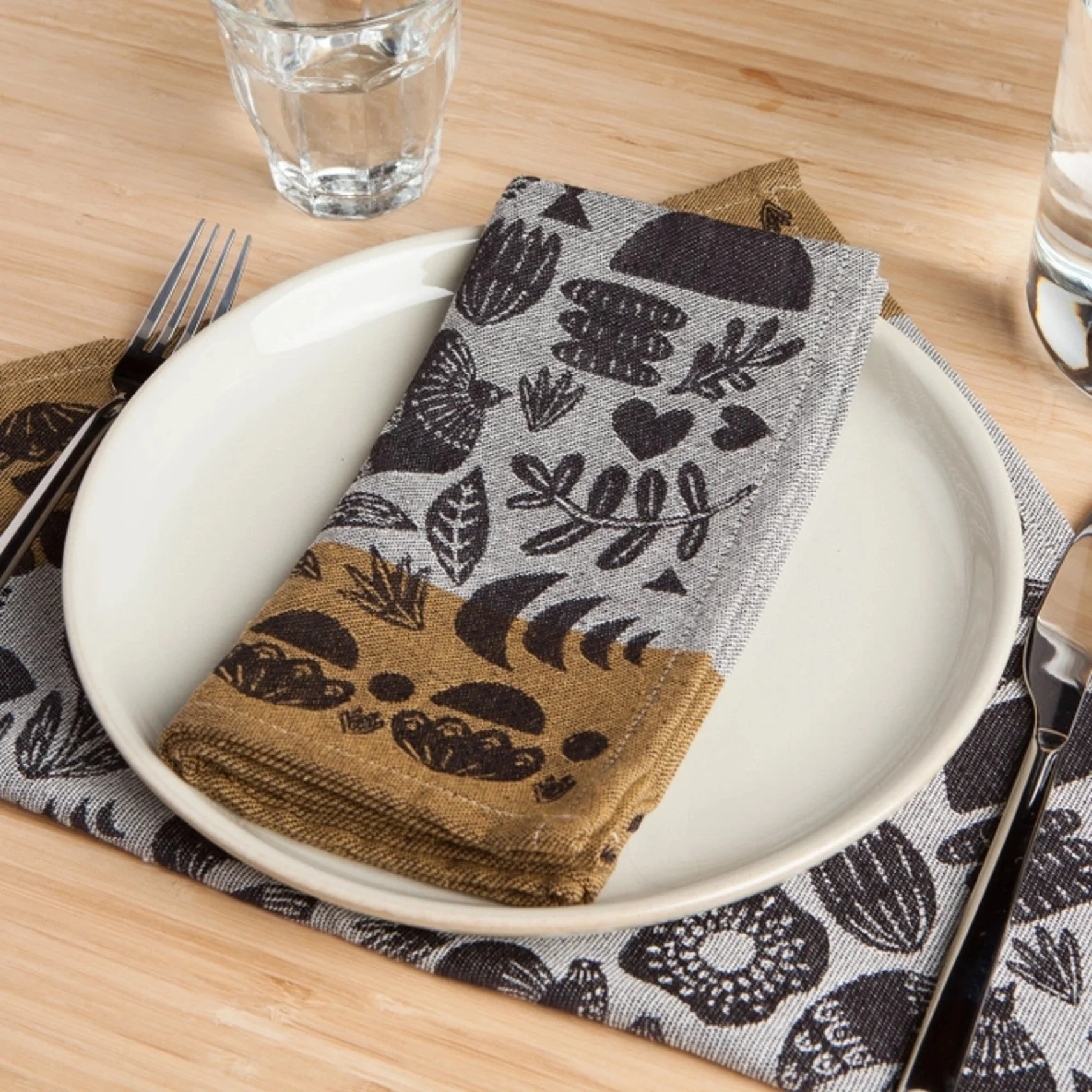 Myth Woven Cotton Napkins, Set/4 - Image 2