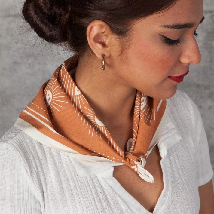 Soleil Recycled Cotton Bandana - Image 3