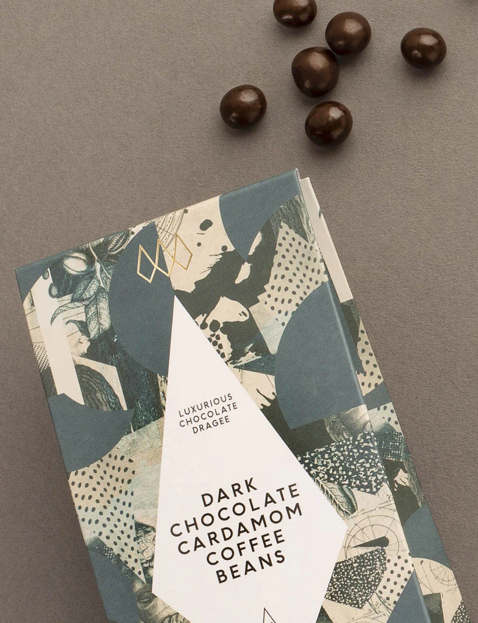 Dark Chocolate Cardamom Coffee Beans Dragee - Image 2