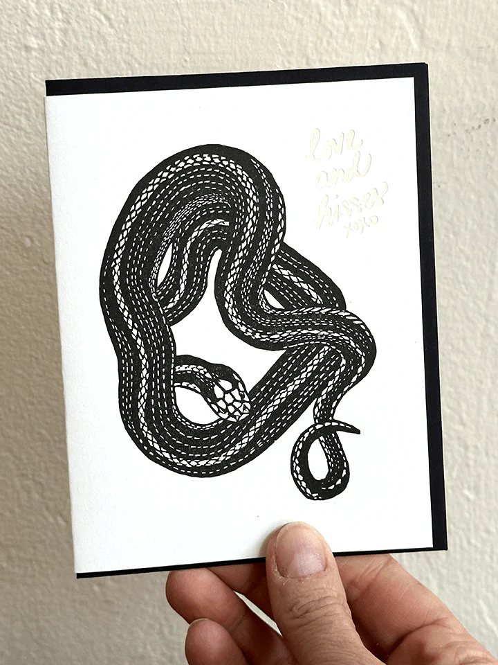 Love & Hisses Snake Card - Image 2