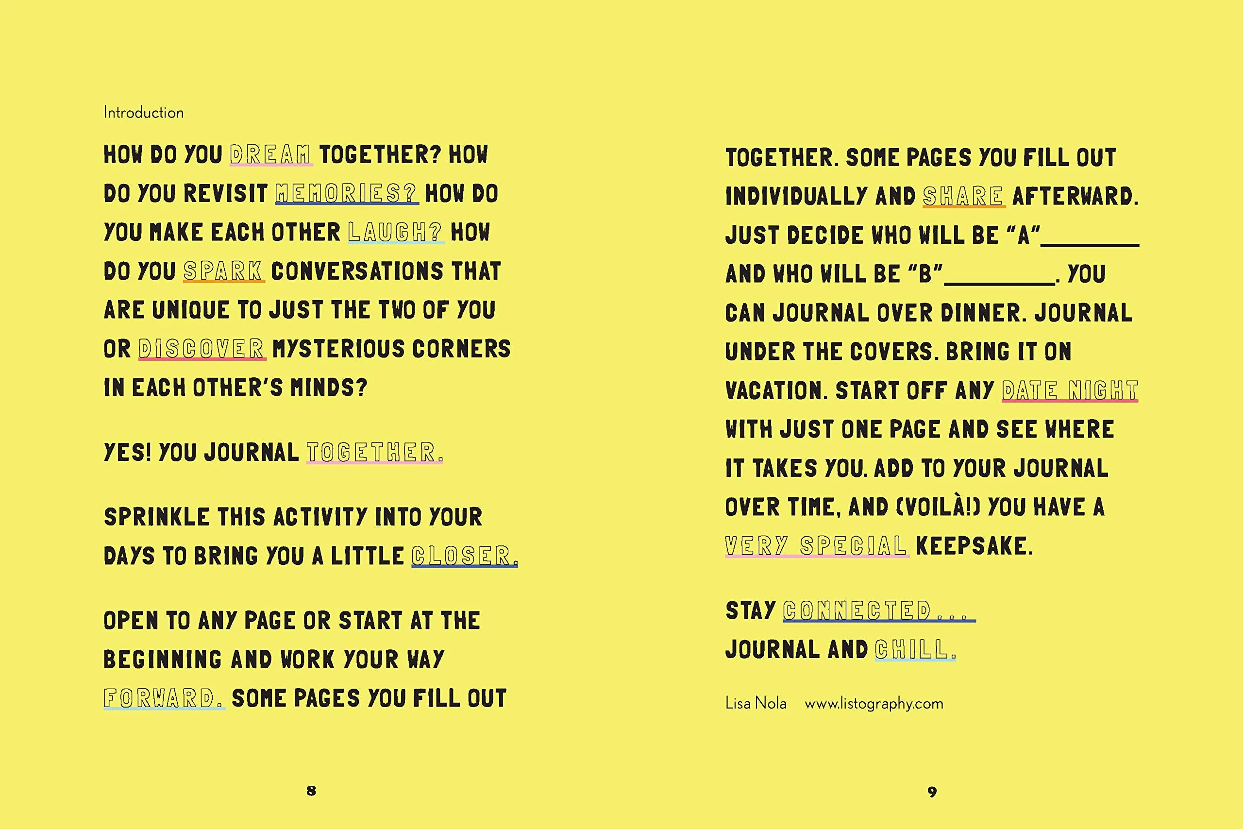 Date Night In: A Journal For Couples - Image 4