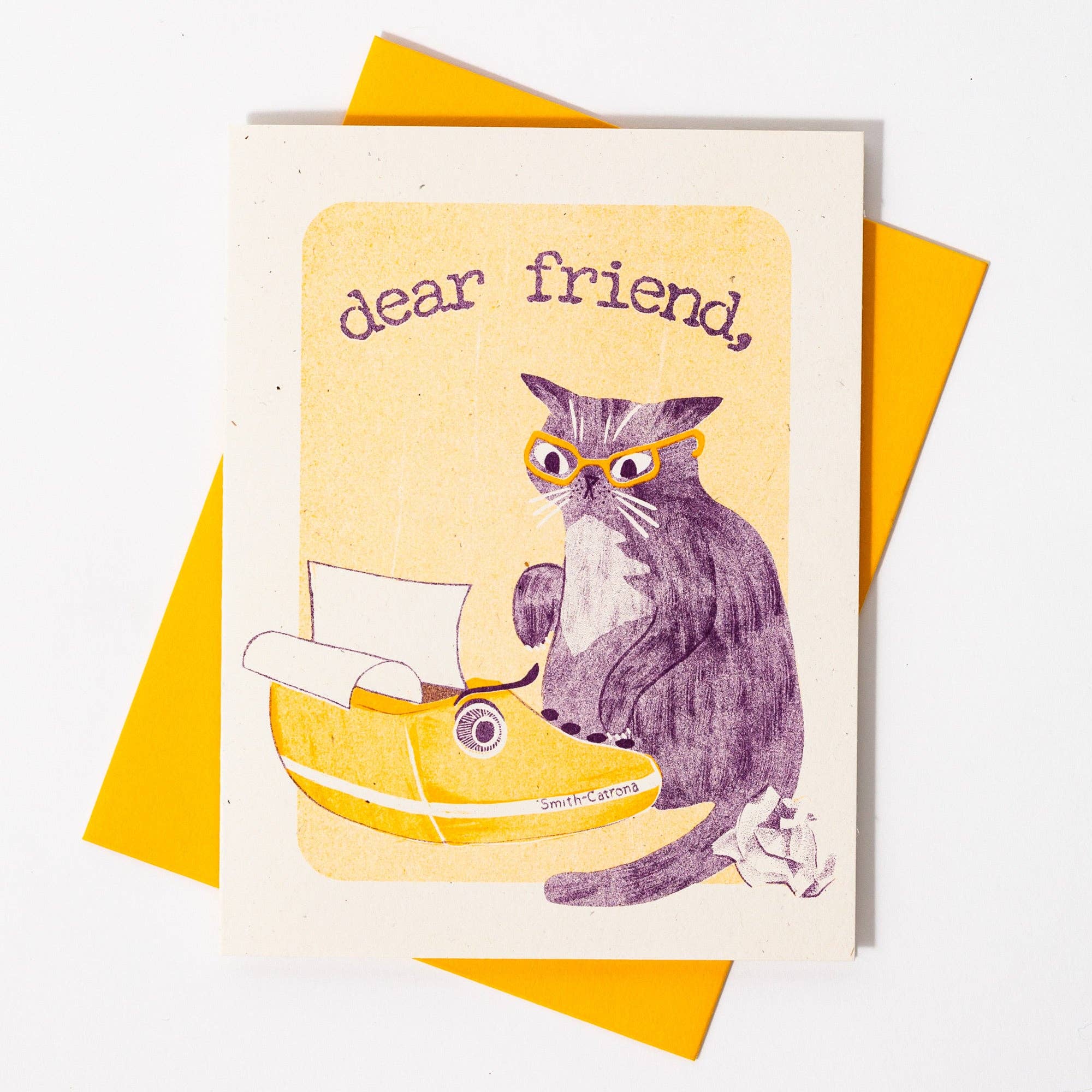 Dear Friend Typewriter Card - Image 2