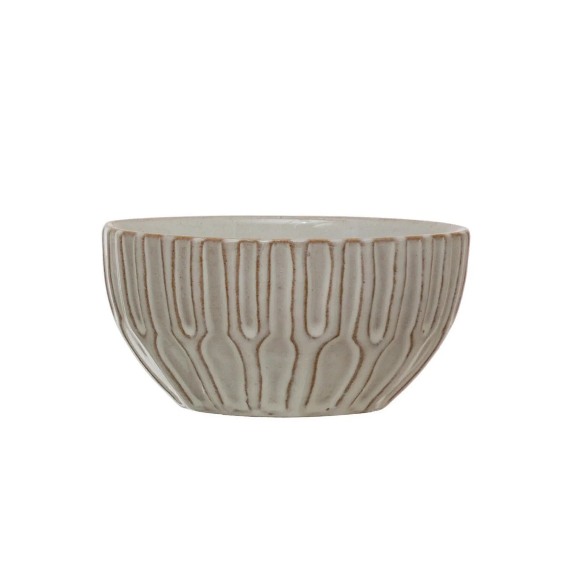 Debossed Stoneware Bowls - Image 4
