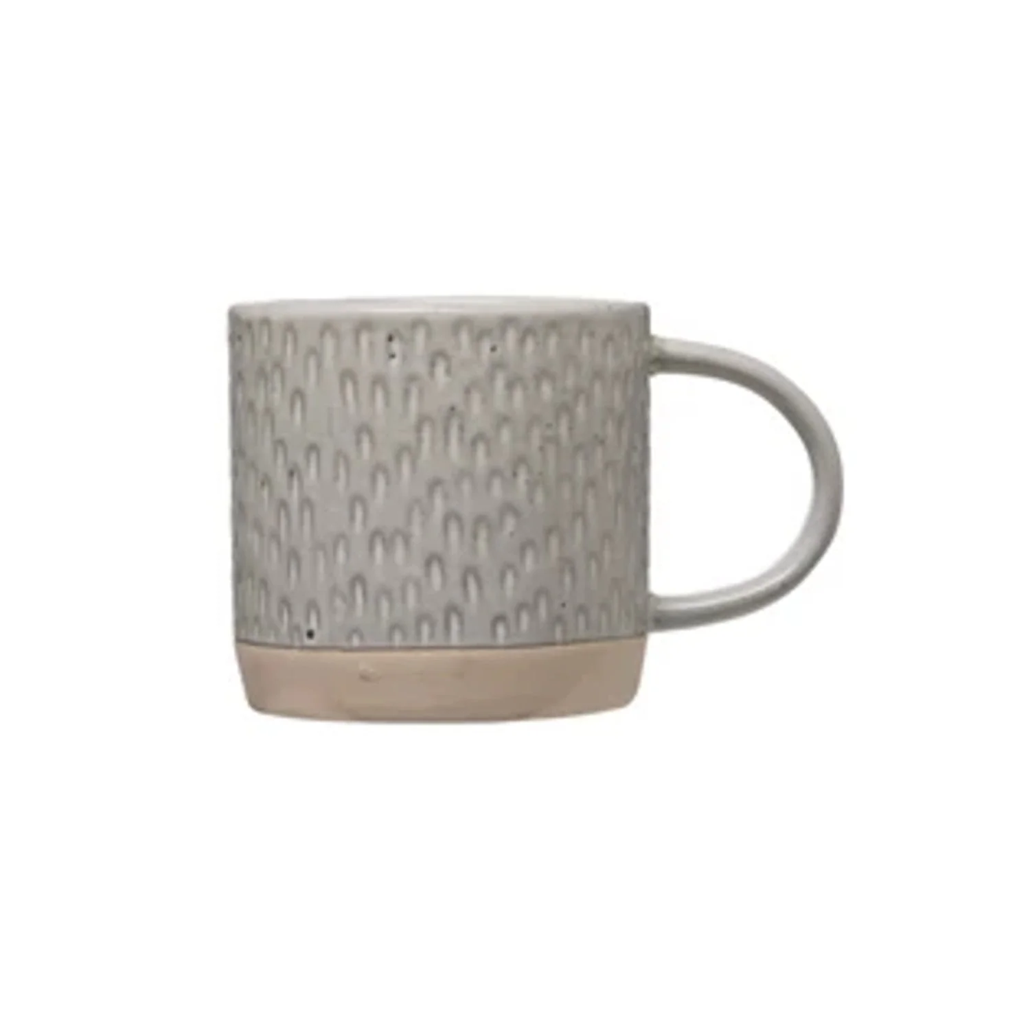 Debossed Stoneware Mug - Image 4