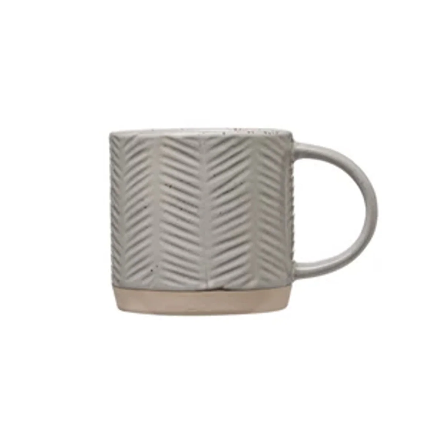 Debossed Stoneware Mug - Image 5