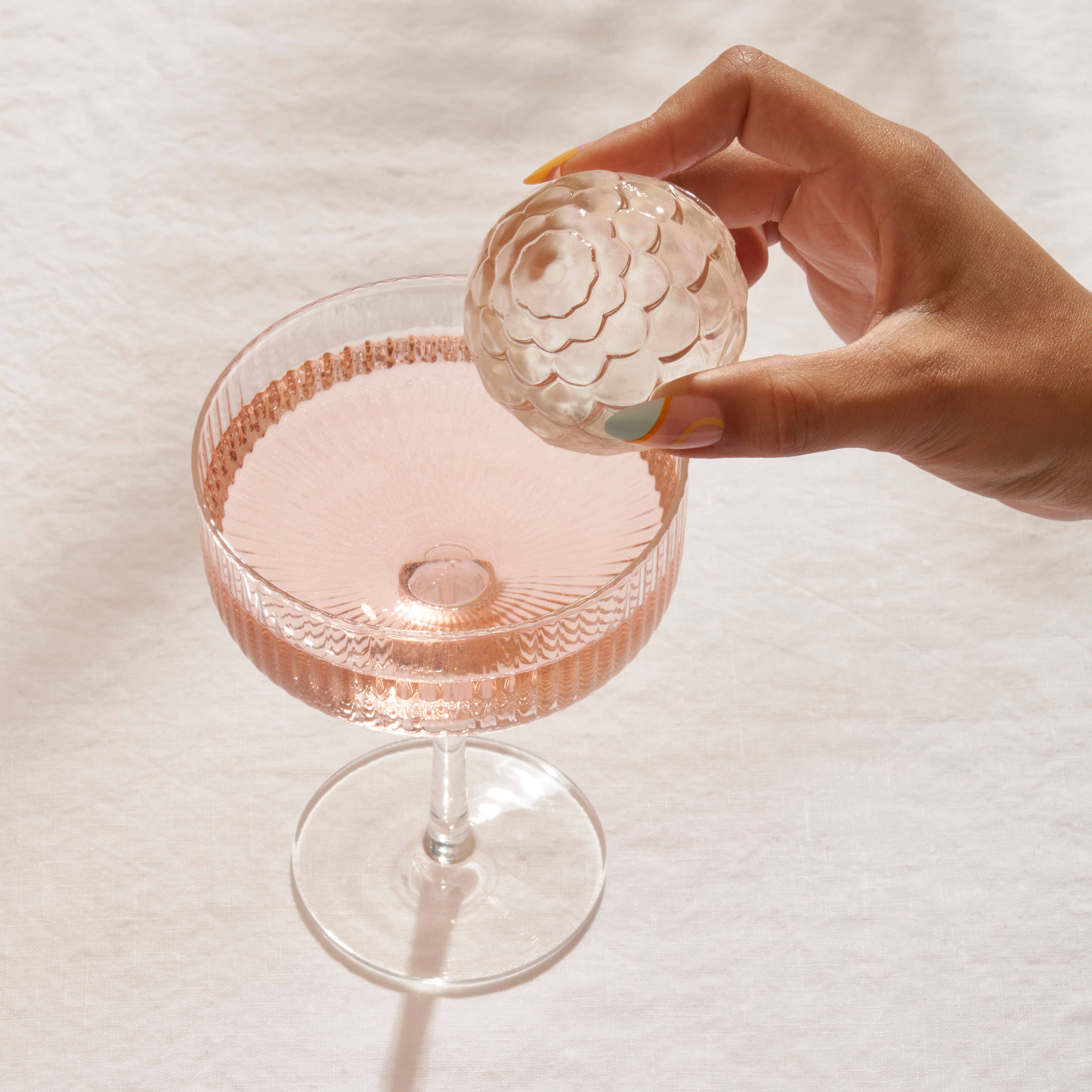 Decorative Cocktail Ice Cube Tray Mold: Petal - Image 2