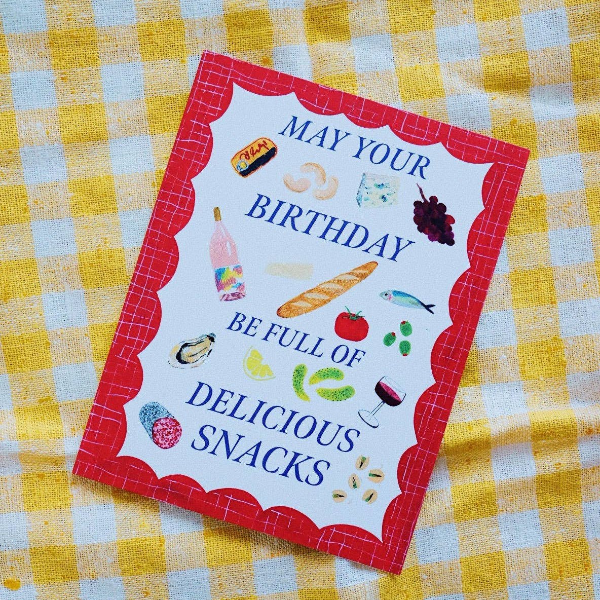 Delicious Snacks Birthday Card - Image 2
