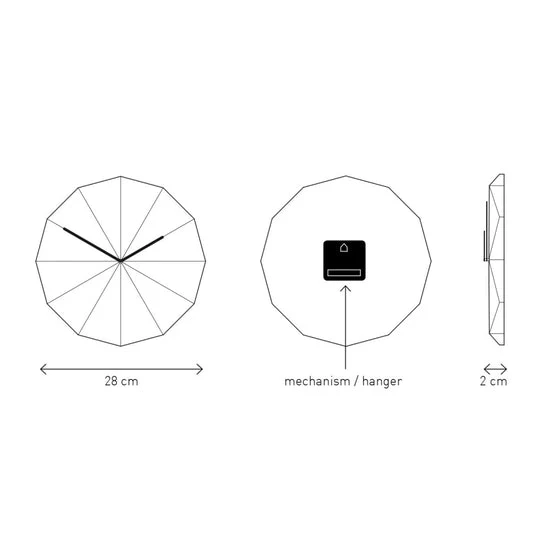 Delta Clock: Black - Image 3