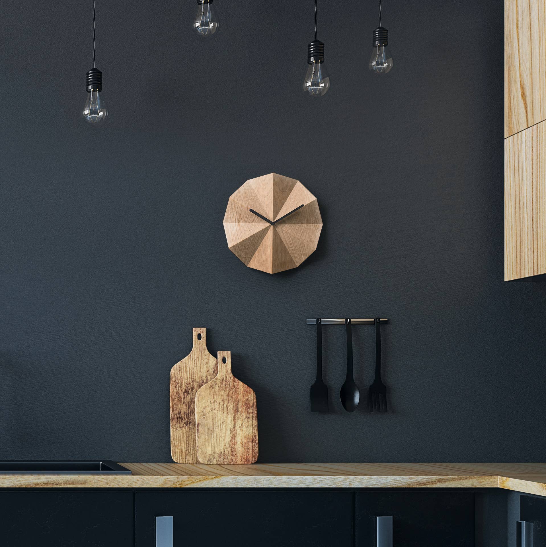 Delta Clock: Oak - Image 2