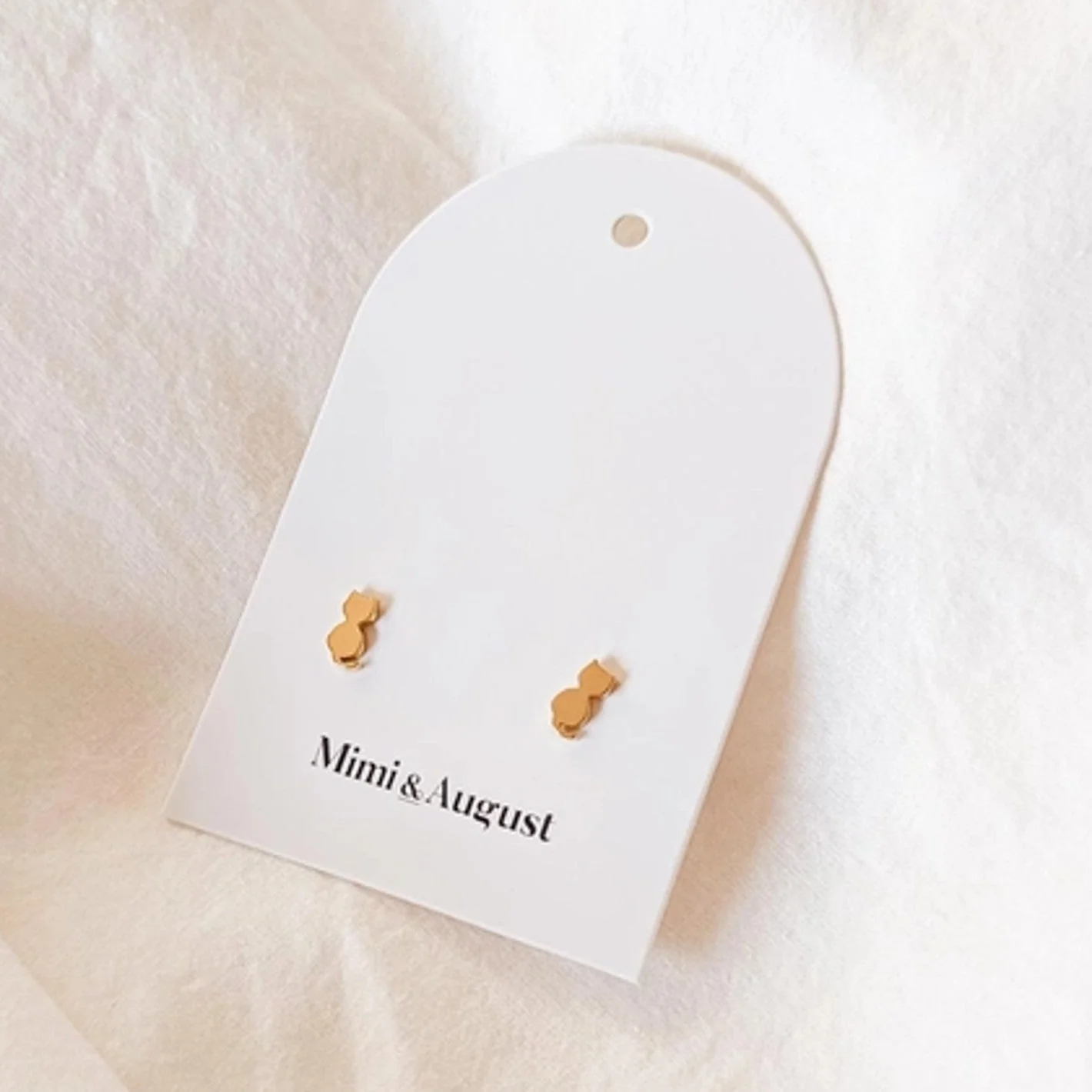 Two Little Cats/Deux Petits Chats Earrings - Image 2