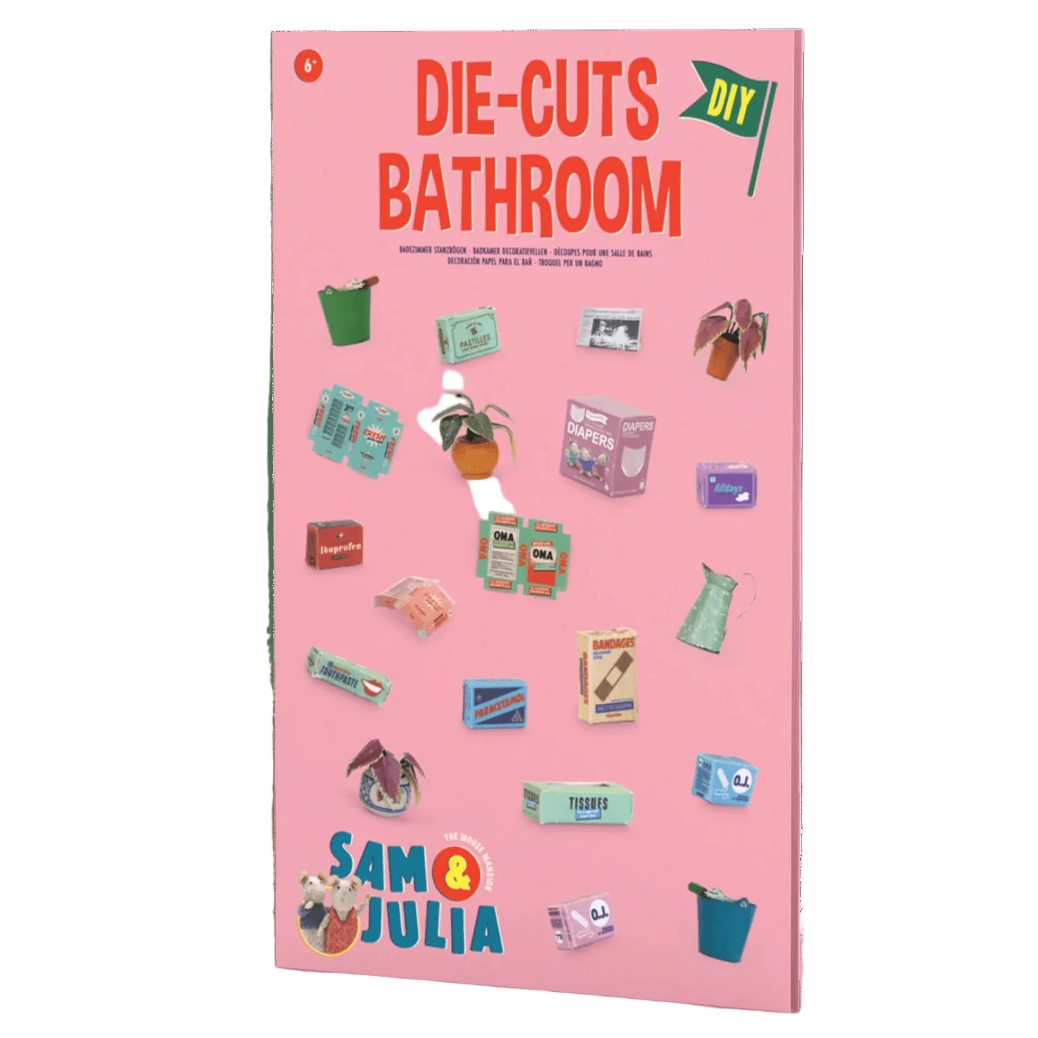 Mouse Mansion Die-Cut Prints: Bathroom Accessories