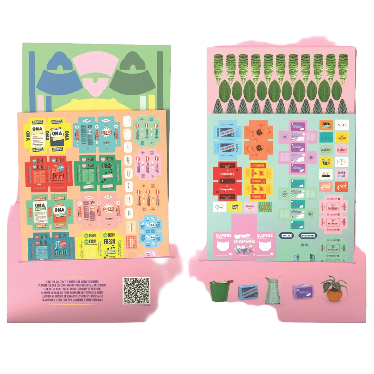 Mouse Mansion Die-Cut Prints: Bathroom Accessories - Image 2