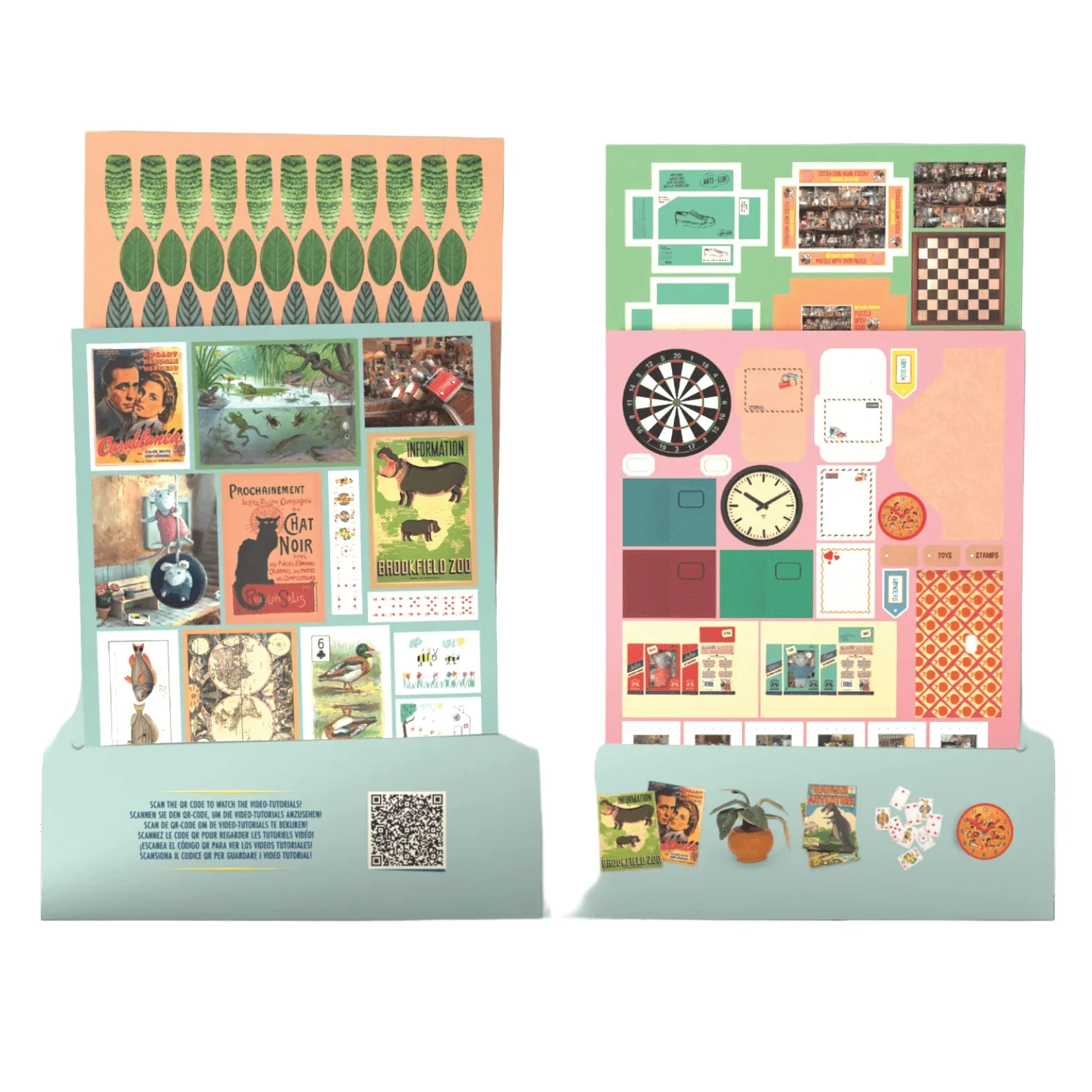 Mouse Mansion Die-Cut Prints: Kids' Bedroom Accessories - Image 2