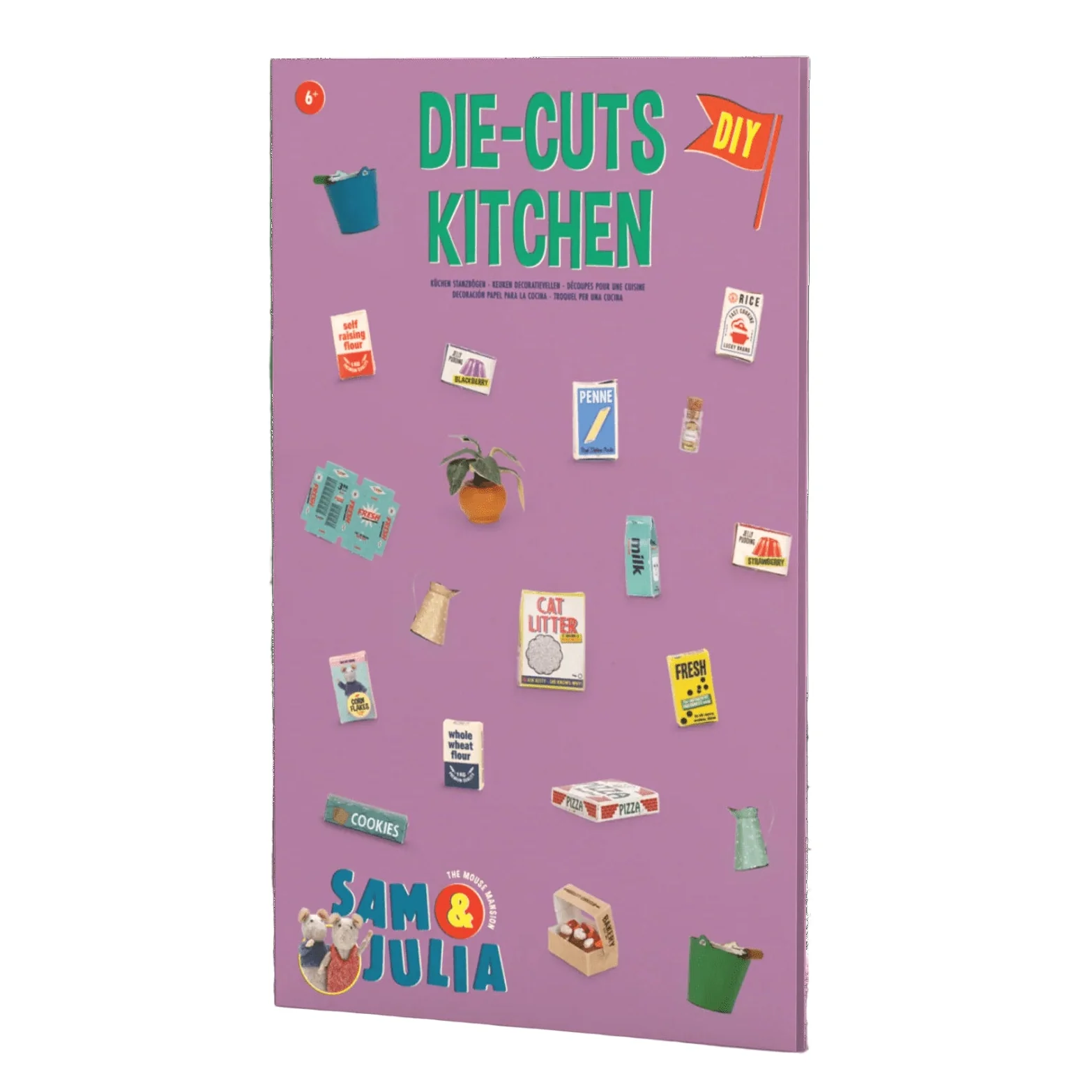 Mouse Mansion Die-Cut Prints: Kitchen Accessories