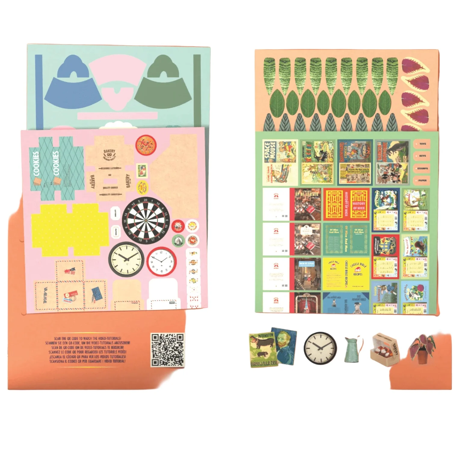 Mouse Mansion Die-Cut Prints: Living Room Accessories - Image 2