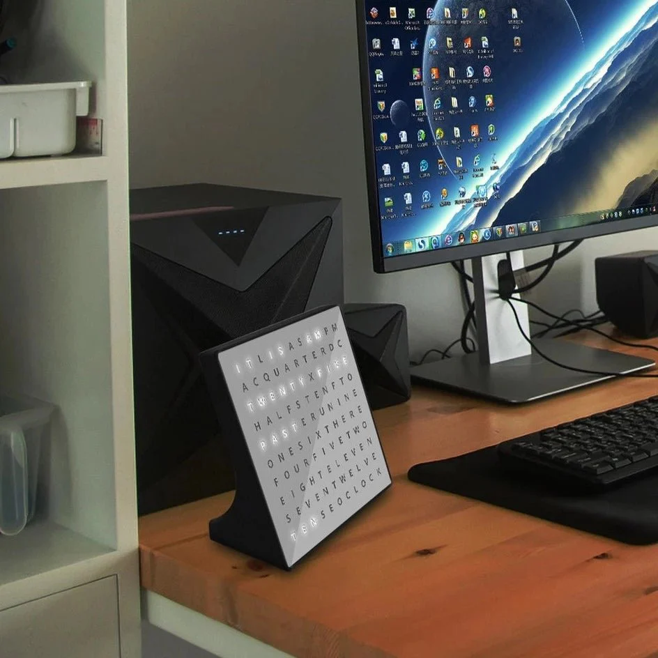 Digital Alphabet Desk Clock - Image 2