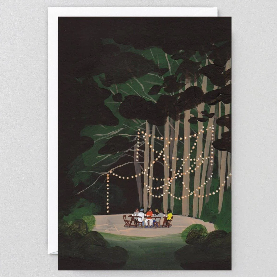 Dinner In the Forest Art Card - Image 2