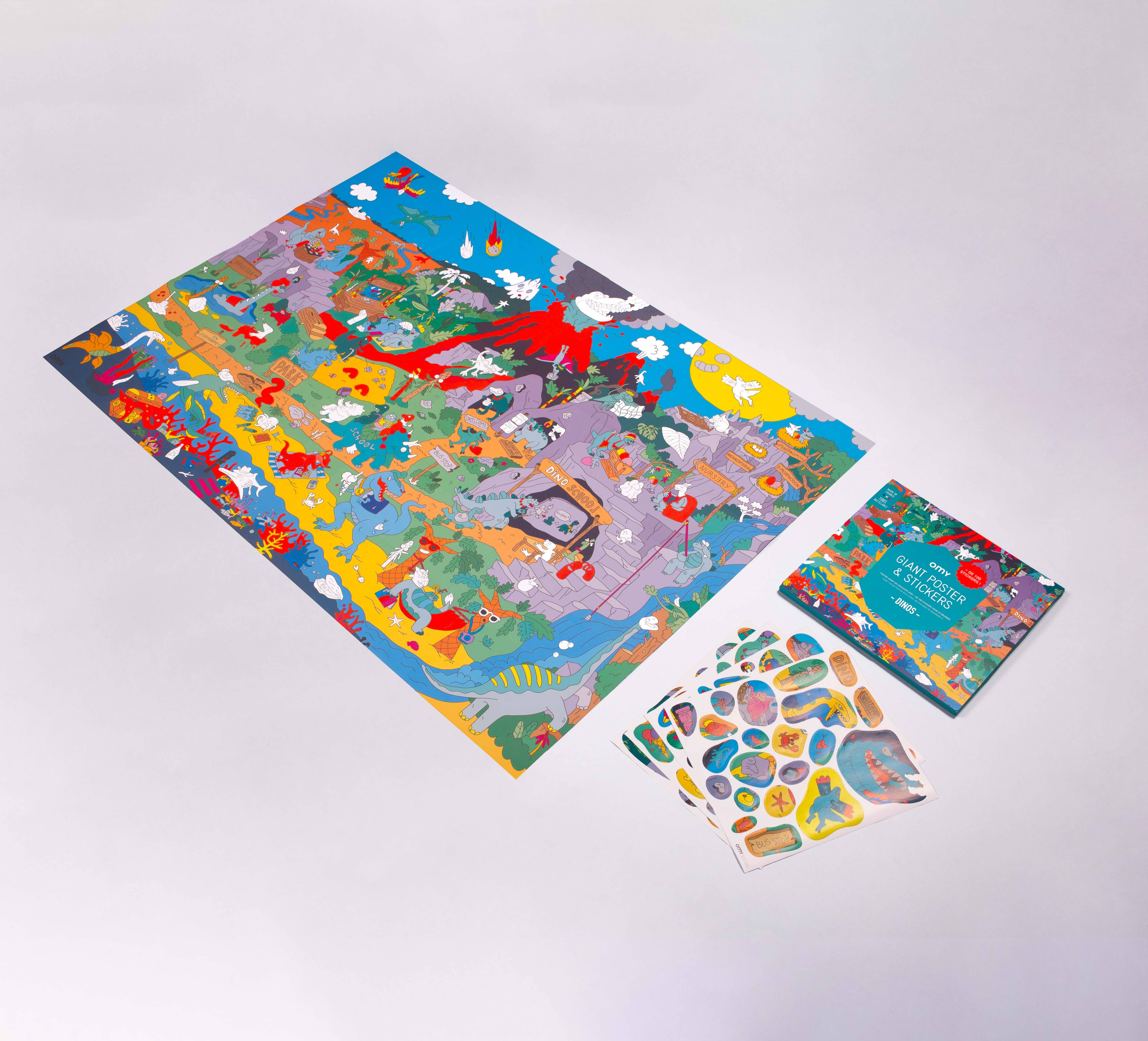 Giant Poster & Stickers: Dino - Image 3