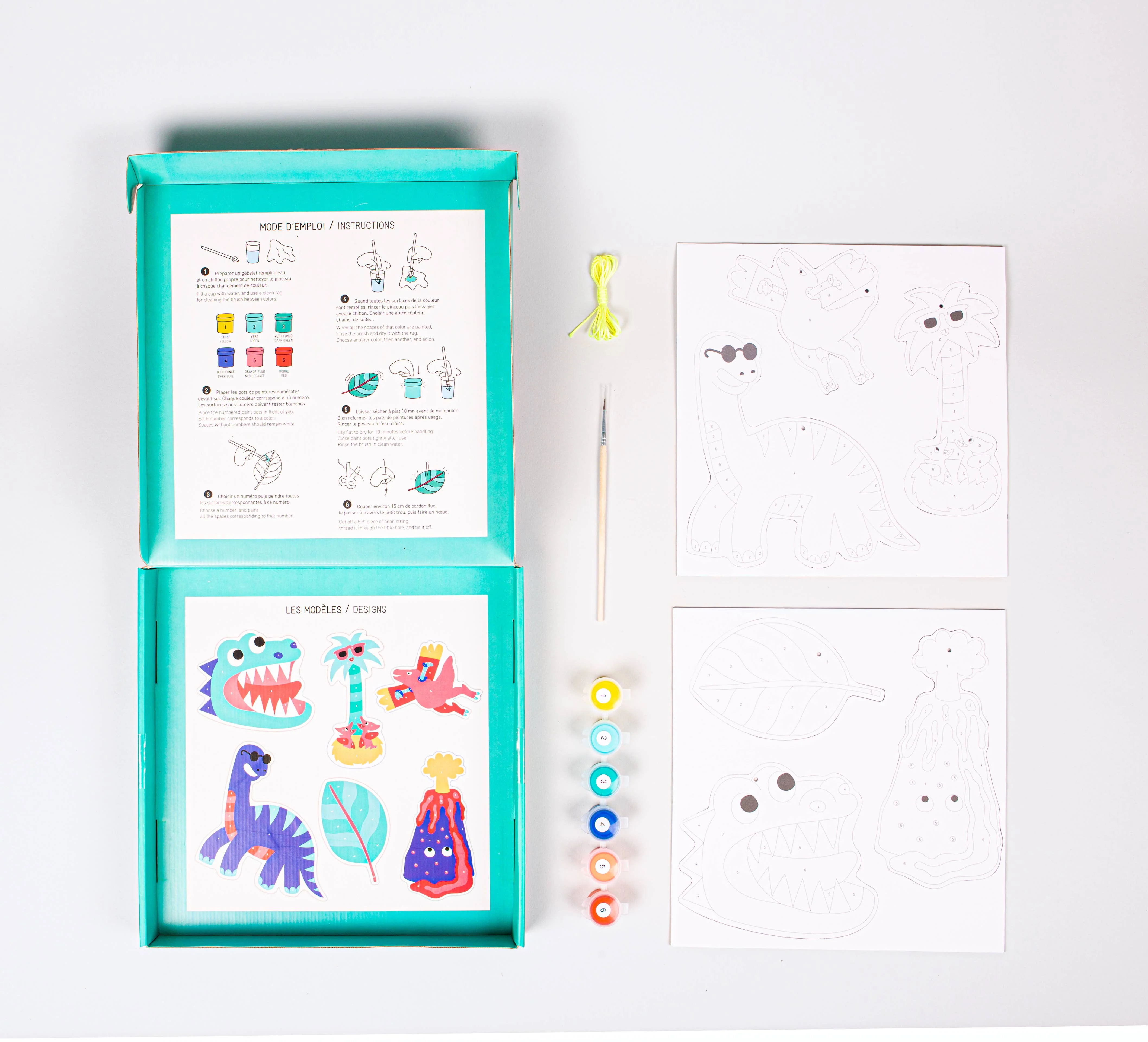 Dino Paint-by-Number Paint Box - Image 8