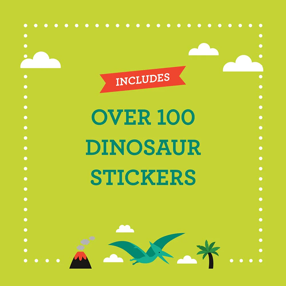 Dinosaurs Coloring Book + Stickers - Image 2