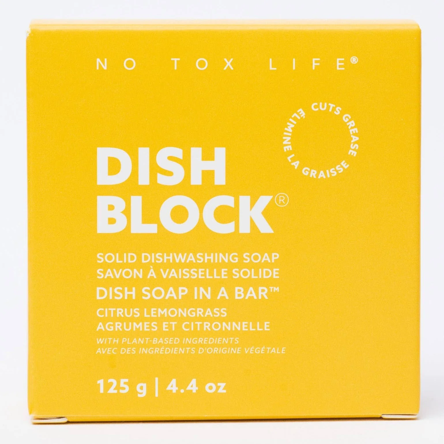 DISH BLOCK Solid Dish Soap Bar: Citrus Lemongrass - Image 3