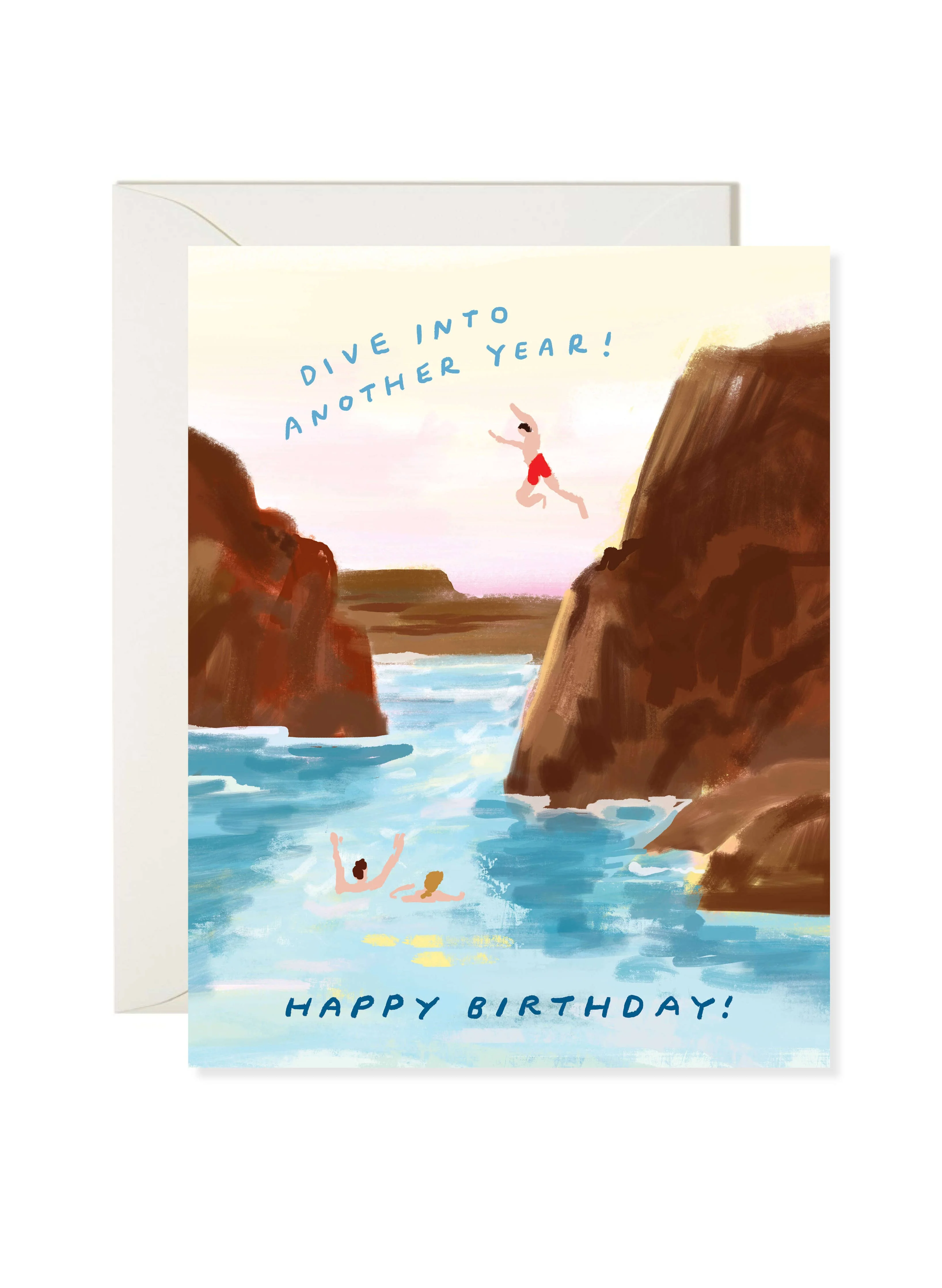 Dive Into Another Year Birthday Card
