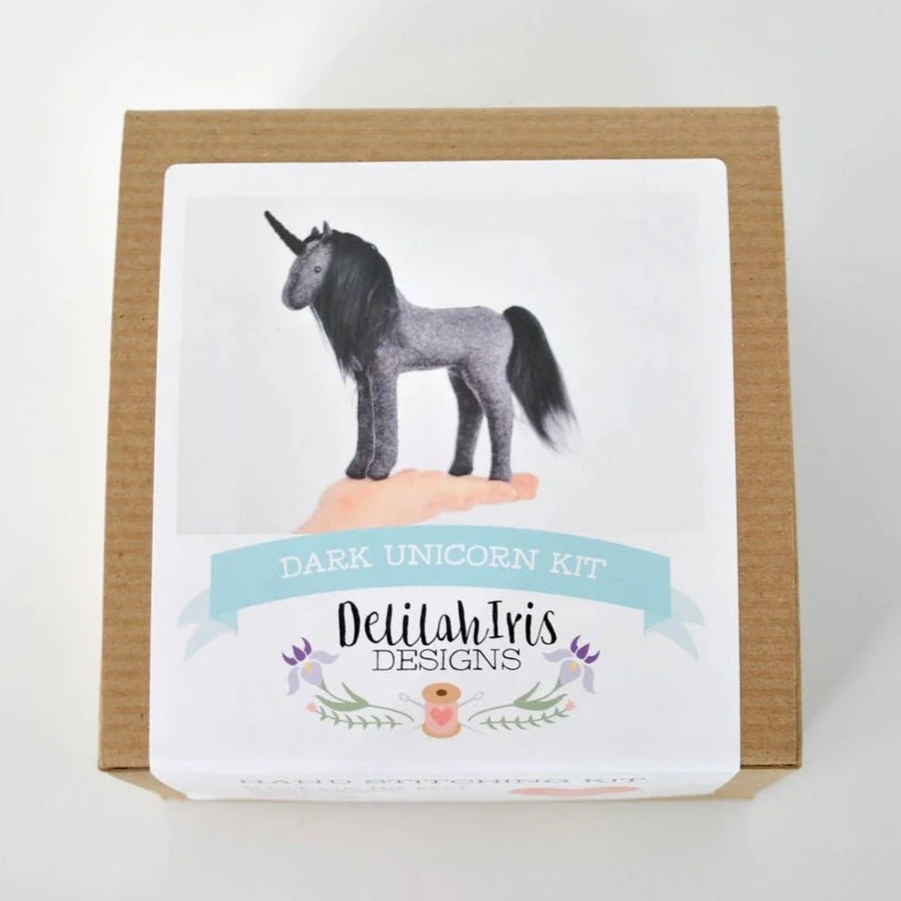 Dark Unicorn Felt Craft Kit - Image 2