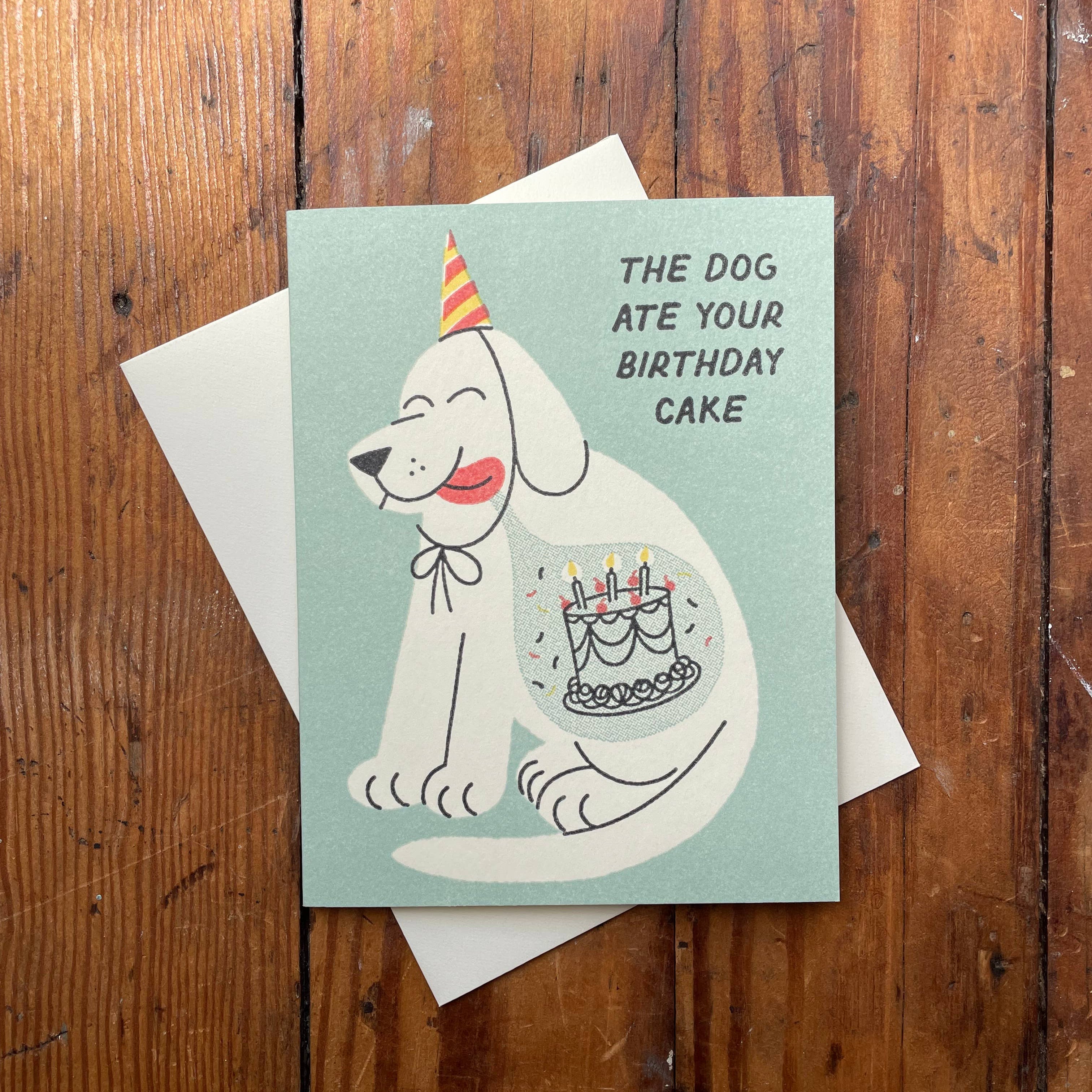 Dog Birthday Cake Card - Image 2