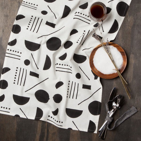 Domino Block Print Tea Towel - Image 4