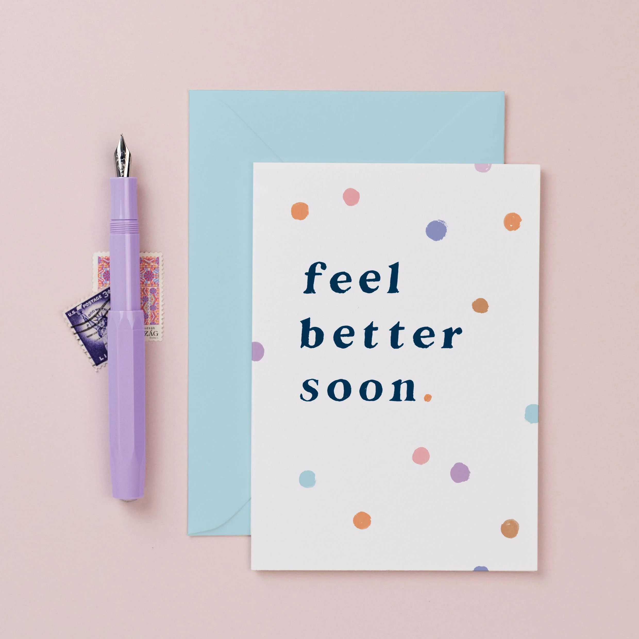 Dots Feel Better Soon Card - Image 3