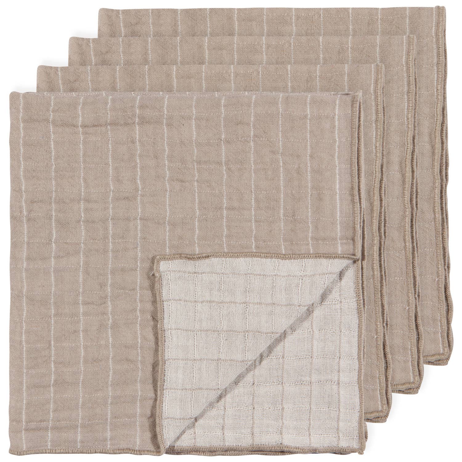 Double Weave Napkins - Set of 4 - Image 4