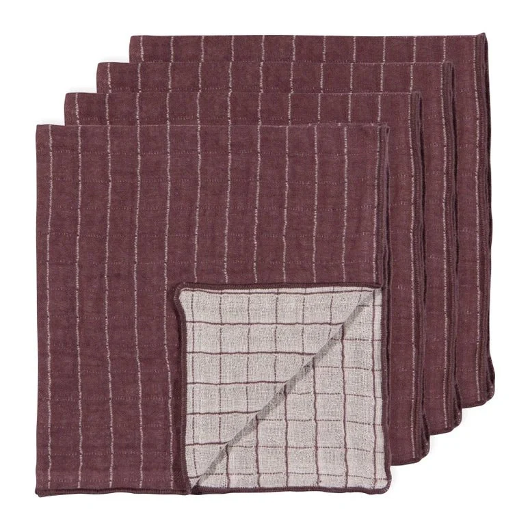 Double Weave Napkins - Set of 4 - Image 5