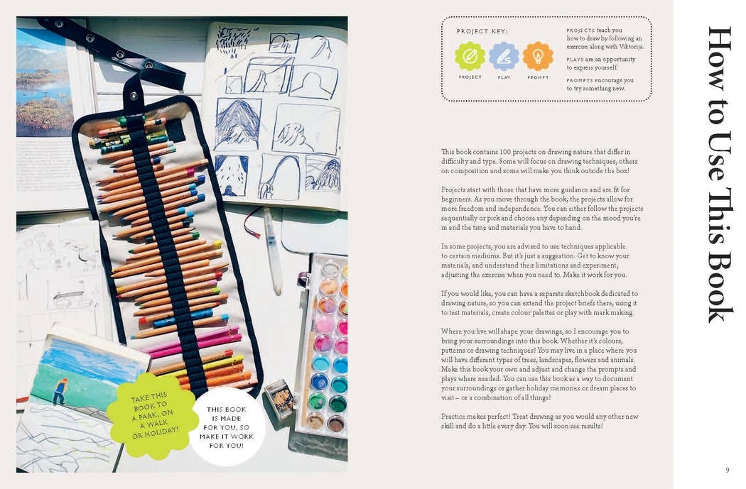 Drawing Nature: 100 Prompts, Projects and Playful Exercises - Image 2