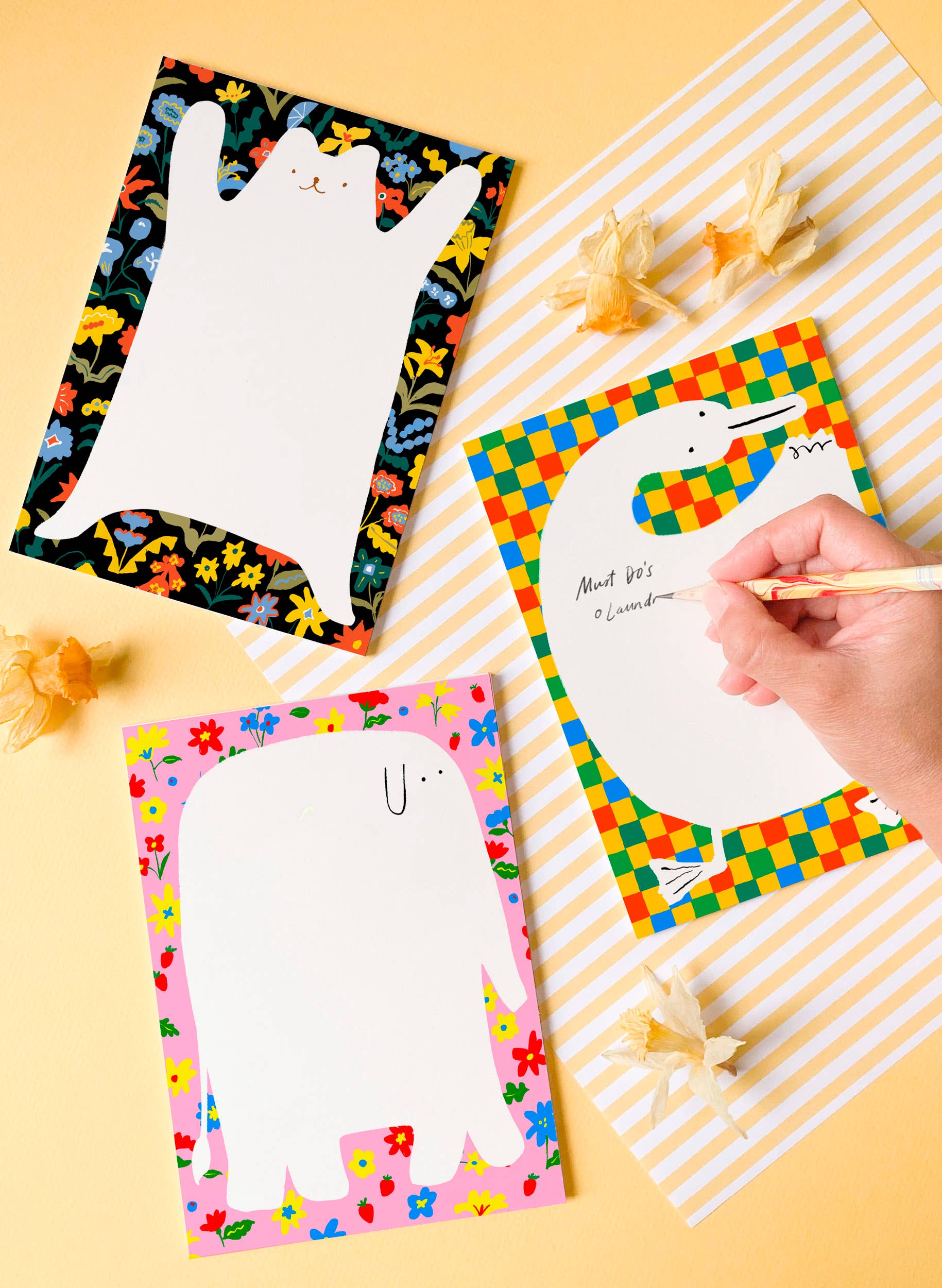 Duck Quilt Notepad - Image 2