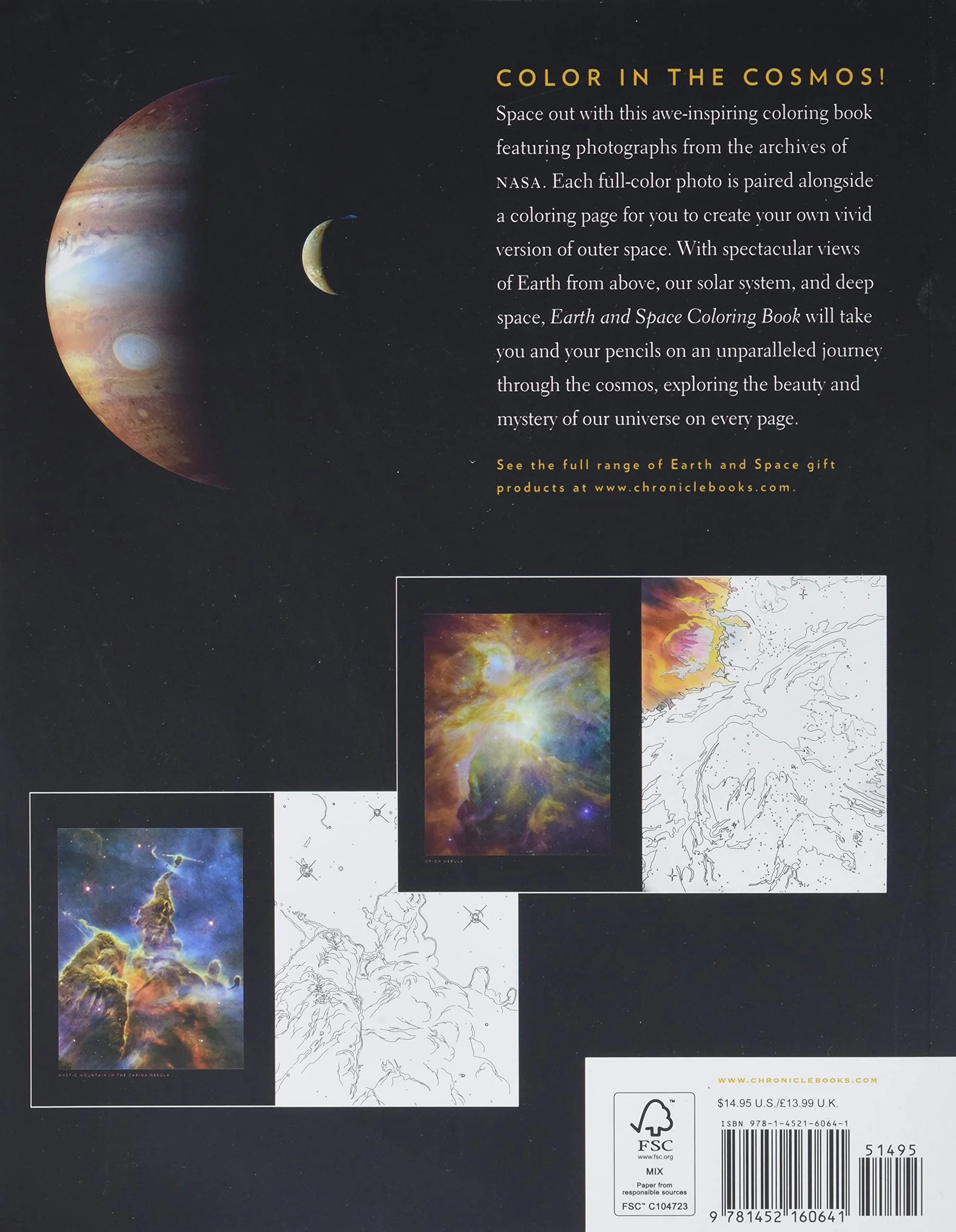 Earth and Space Coloring Book - Image 2