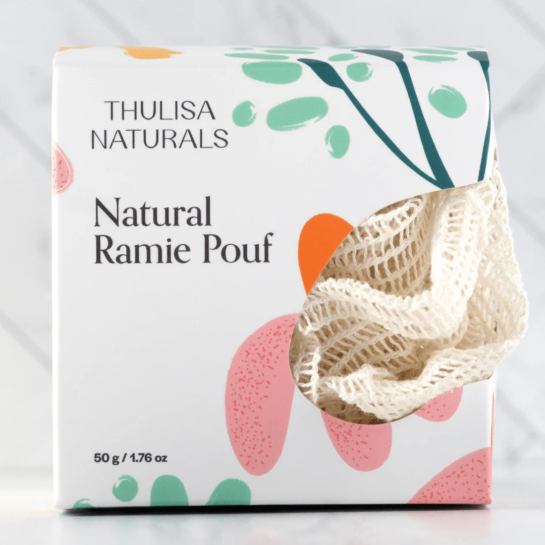 Natural Ramie Shower Pouf - Image 3