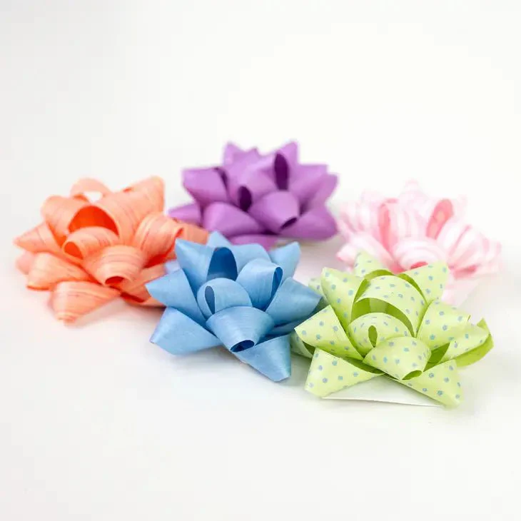 Eco Gift Bows: Soft Colors Mix - Image 2
