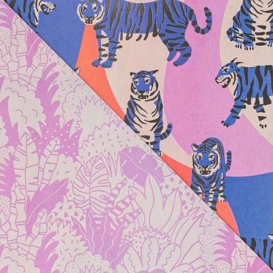 Eco Wrap: Blue Tigers - Image 2