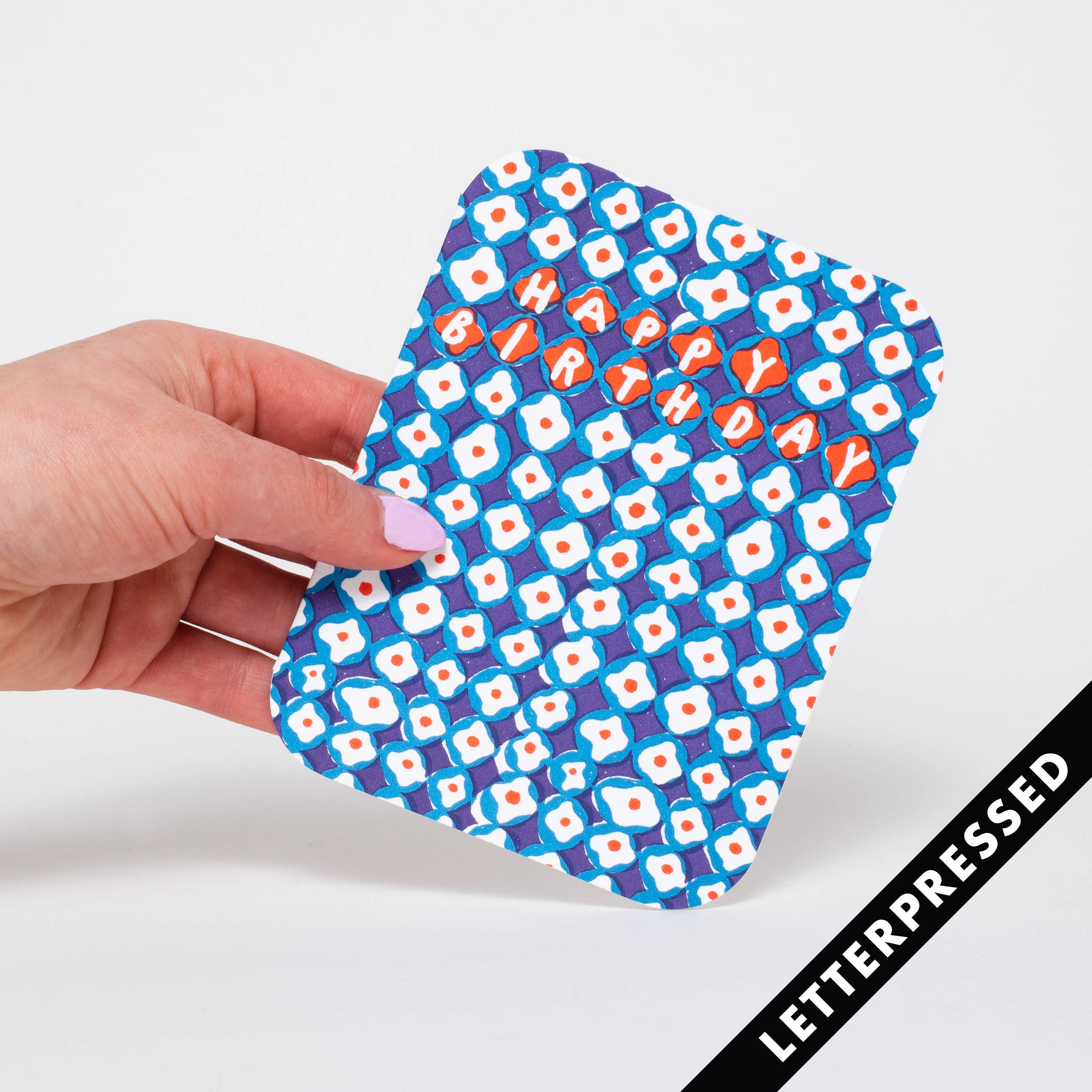 Clover Pattern Birthday Card