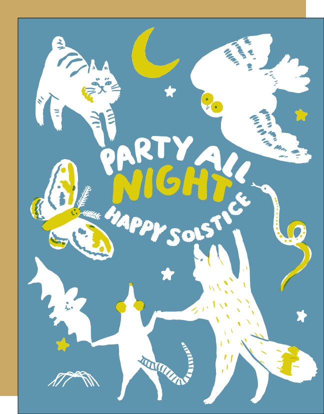 Solstice Party Card