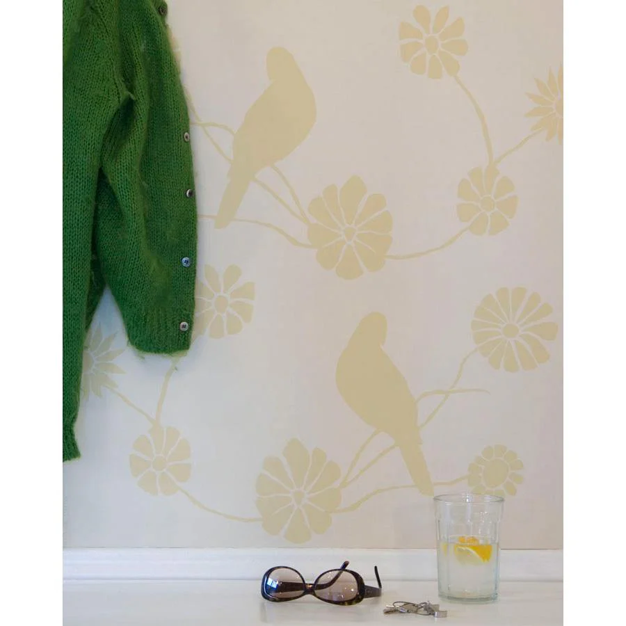 Eleanor Wallpaper, Cashmere & Chardonnay - Image 2