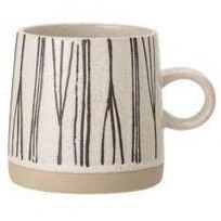 Embossed Stoneware Mug - Image 2