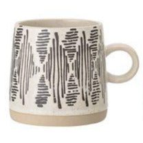 Embossed Stoneware Mug - Image 3