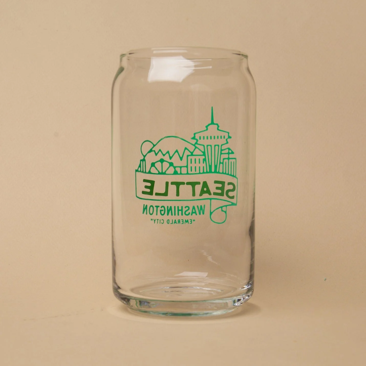 Emerald City Skyline Beer Can Glass - Image 2
