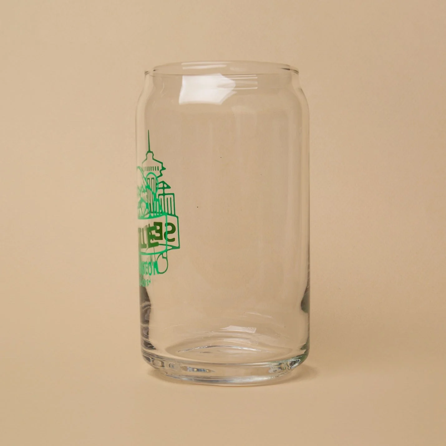 Emerald City Skyline Beer Can Glass - Image 3
