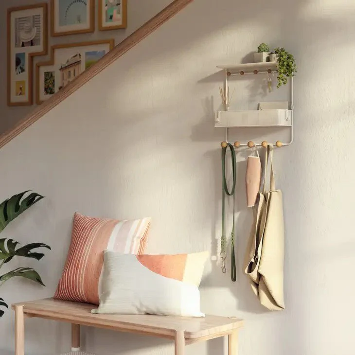 Estique Shelf With Hooks - Image 3