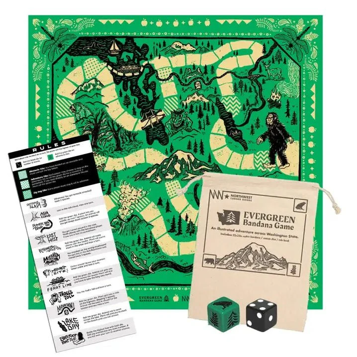 Evergreen Bandana Board Game